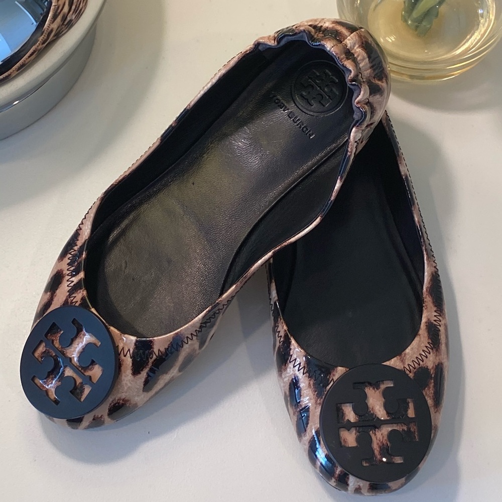 Tory Burch Minnie Travel Flat in Leopard